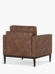 Swyft Model 02 Faux Leather Armchair, Chestnut - thumbnail 4