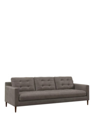 John Lewis Draper II Grand 4 Seater Leather Sofa, Dark Leg - thumbnail 1