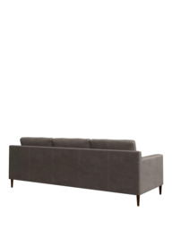 John Lewis Draper II Grand 4 Seater Leather Sofa, Dark Leg - thumbnail 4