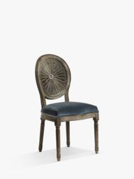 OKA Washakie Velvet Upholstered Dining Chair