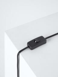 Amani Short Block Table Lamp, Black - thumbnail 5