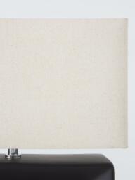 Amani Short Block Table Lamp, Black - thumbnail 3