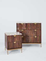 John Lewis Athena Bedside Table, Café - thumbnail 4