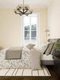Bedeck of Belfast Rana Duvet Cover Set, Warm Grey - thumbnail 1