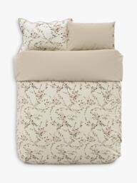 Bedeck of Belfast Rana Duvet Cover Set, Warm Grey - thumbnail 4