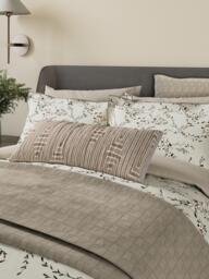 Bedeck of Belfast Rana Duvet Cover Set, Warm Grey - thumbnail 2