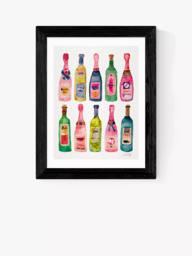 EAST END PRINTS Cat Coquillette 'Champagne' Framed Print