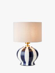 John Lewis Burano Striped Ceramic Table Lamp