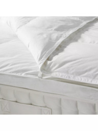 John Lewis Duck Feather & Down Dual Layer Mattress Topper - thumbnail 1
