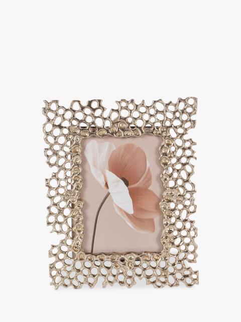 Libra Interiors Miel Honeycomb Photo Frame, Gold - image 1