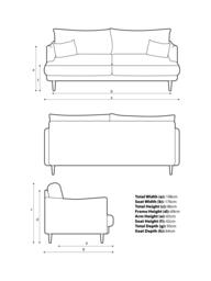 John Lewis Fika Large 3 Seater Sofa, Light Leg, Chunky Chenille Natural - thumbnail 2