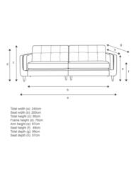 G Plan Vintage The Seventy Six Grand 4 Seater Sofa - thumbnail 2