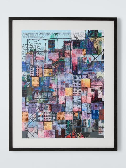 John Lewis Andy Mercer 'Metropolis II' Framed Print & Mount, 63 x 51cm, Multi - image 1