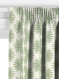 John Lewis Nyra Made to Measure Curtains or Roman Blind, Myrtle Green - thumbnail 3
