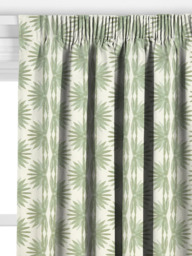 John Lewis Nyra Made to Measure Curtains or Roman Blind, Myrtle Green - thumbnail 2