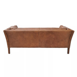 Halo Groucho Medium 2 Seater Leather Sofa, Dark Leg - thumbnail 5