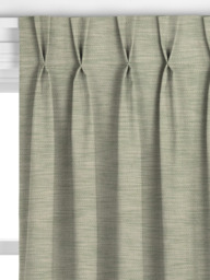 John Lewis Cotton Linen Slub Made to Measure Curtains or Roman Blind, Green - thumbnail 4