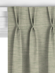 John Lewis Cotton Linen Slub Made to Measure Curtains or Roman Blind, Green - thumbnail 5