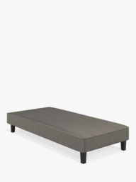 Vispring Signature Upholstered Shallow Divan Base, Extra Long Single - thumbnail 1