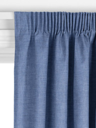 John Lewis Cotton Blend Made to Measure Curtains or Roman Blind, Delft - thumbnail 3