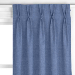 John Lewis Cotton Blend Made to Measure Curtains or Roman Blind, Delft - thumbnail 4
