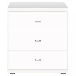 John Lewis Elstra 3 Drawer Bedside Table - thumbnail 2