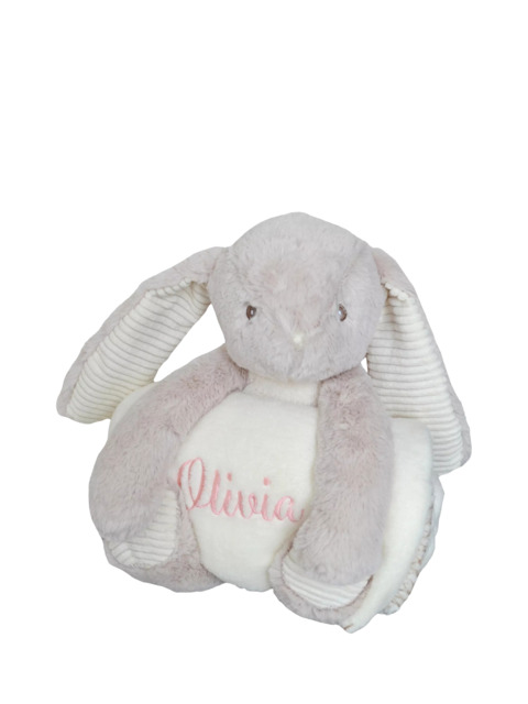 Solesmith Personalised Baby Bunny Blanket, Multi