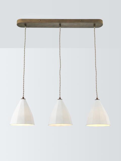 John Lewis Mannez Over Diner Ceiling Light, White - image 1