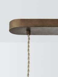 John Lewis Mannez Over Diner Ceiling Light, White - thumbnail 4