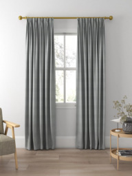 Sanderson Linden Made to Measure Curtains or Roman Blind, Wedgwood/Ivory - thumbnail 5