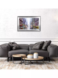 John Lewis Richard Macneil 'Rainfall on Fifth Avenue New York' Framed Print & Mount, 72 x 112cm, Multi - thumbnail 2