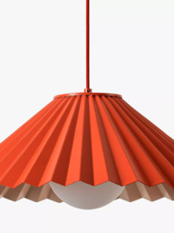 houseof Pleat Pendant Ceiling Light, Burnt Orange/Pink - thumbnail 3