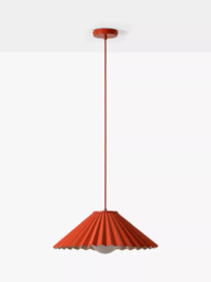 houseof Pleat Pendant Ceiling Light, Burnt Orange/Pink - thumbnail 2