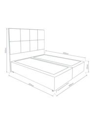 Hypnos Non-Sprung Upholstered Divan Base, Super King Size - thumbnail 3
