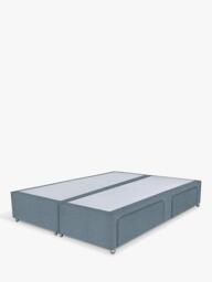 John Lewis Non-Sprung Upholstered 4 Drawer Divan Base, Super King Size - thumbnail 1