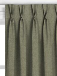 John Lewis Cotton Blend Made to Measure Curtains or Roman Blind, Forest Green - thumbnail 4