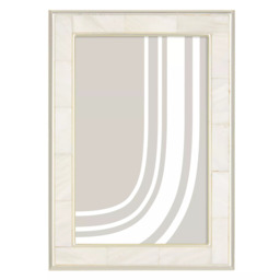 John Lewis Mother Of Pearl Photo Frame, Silver - thumbnail 1
