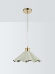 John Lewis Soft Scallop Pendant Ceiling Light - thumbnail 2
