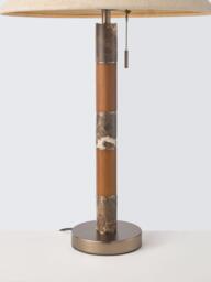 John Lewis Farrow Table Lamp, Emperador Marble - thumbnail 4