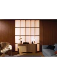 John Lewis Tambour Wood Sideboard, Oak - thumbnail 2