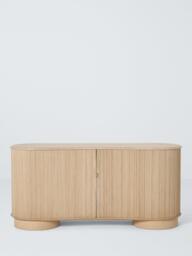 John Lewis Tambour Wood Sideboard, Oak - thumbnail 3