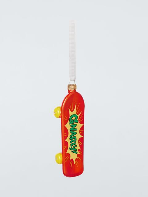 John Lewis The Enthusiast Gnarley Skateboard Christmas Tree Bauble, Red - image 1