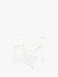 Business & Pleasure Co. Al Fresco Garden Dining Chair, White - thumbnail 1