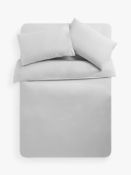 John Lewis Soft & Silky Egyptian Cotton Sateen 400 Thread Count Bedding - thumbnail 1