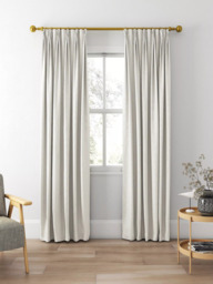 Clarke & Clarke Edison Made to Measure Curtains or Roman Blind, Racing Green/Linen - thumbnail 5