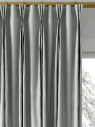John Lewis Cotton Blend Made to Measure Curtains or Roman Blind, Dark Duck Egg - thumbnail 6