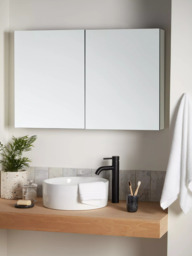 John Lewis Large Double Mirror-Sided Bathroom Cabinet - thumbnail 2