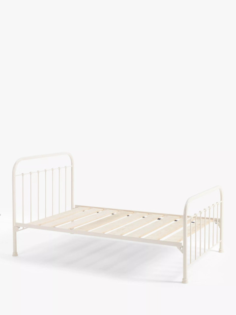 Wrought Iron And Brass Bed Co. Edward Slatted Bed Frame, Small Double - image 1