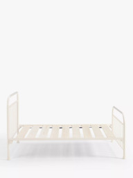 Wrought Iron And Brass Bed Co. Edward Slatted Bed Frame, Small Double - thumbnail 2