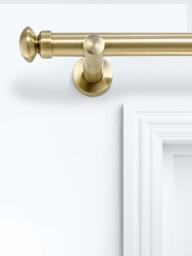John Lewis Fixed Eyelet Metal Curtain Pole Kit with Small Cap Finial, Dia.28mm - thumbnail 2